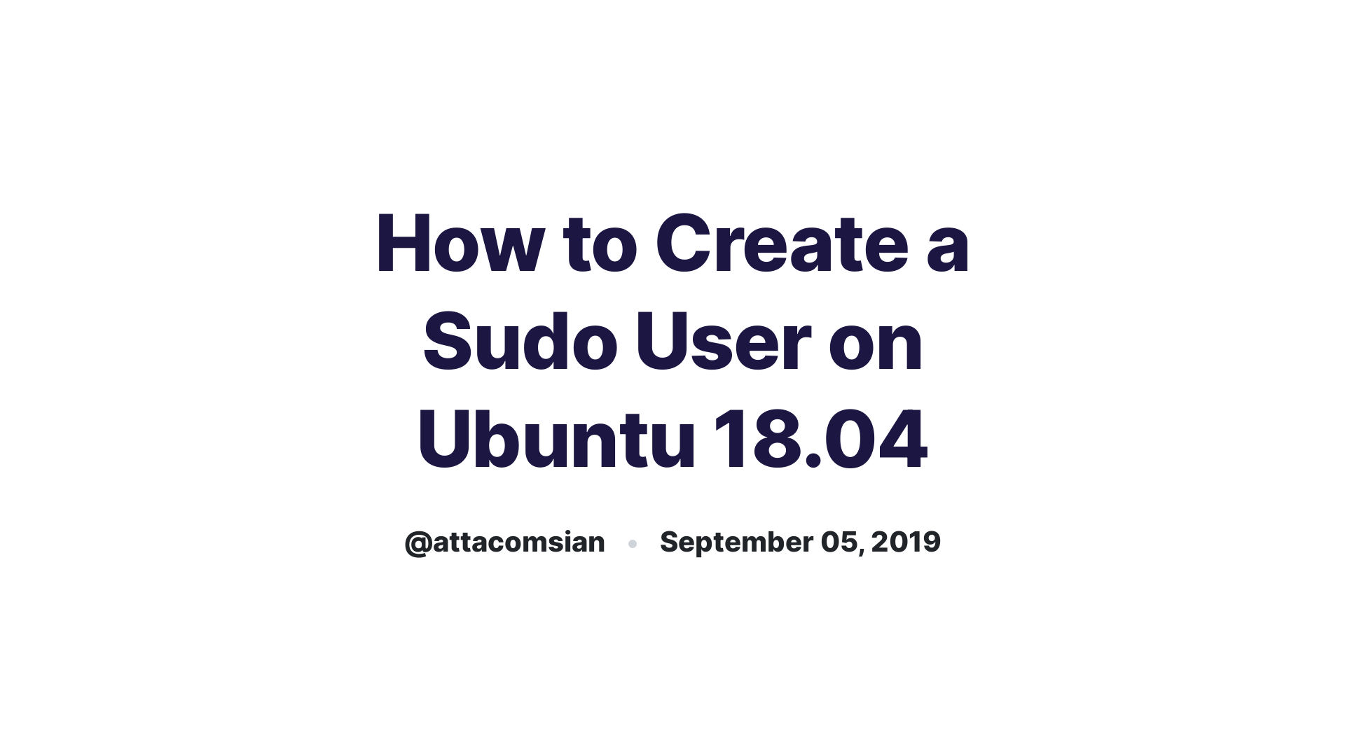 create a user with sudo privileges linux