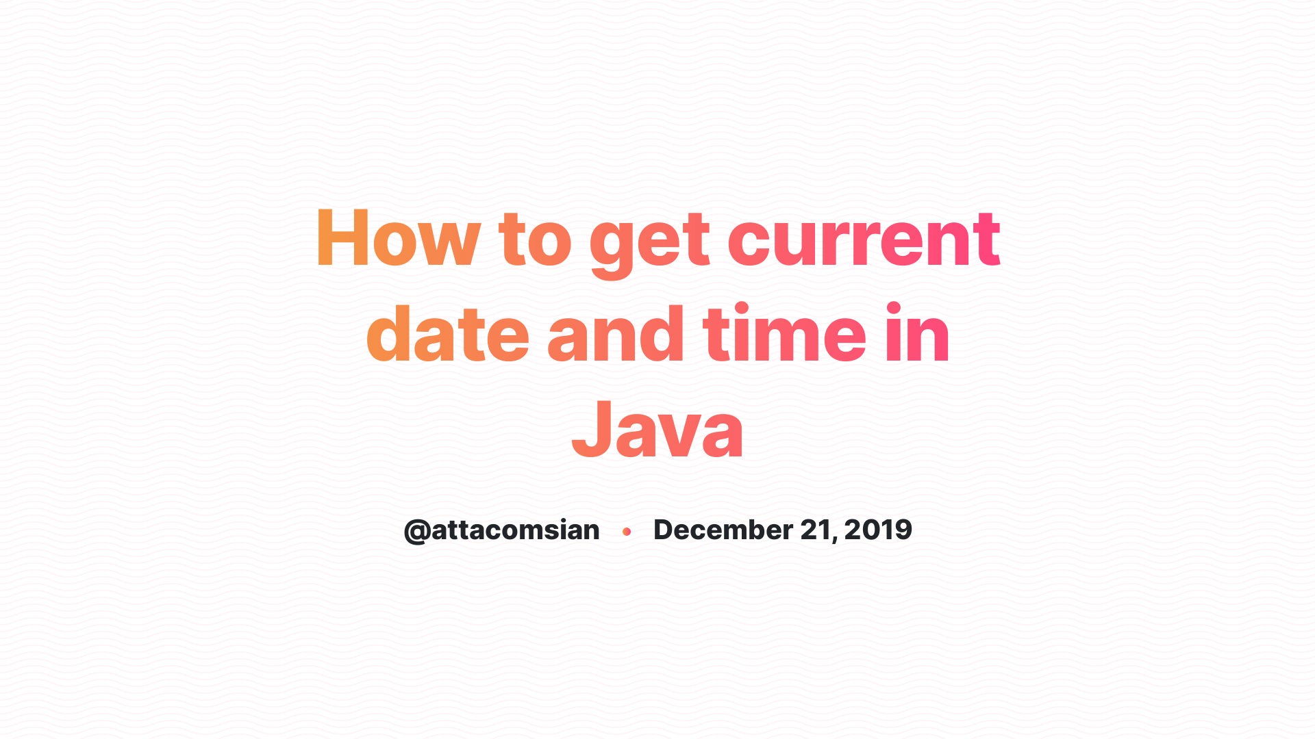 Timestamp to date java online