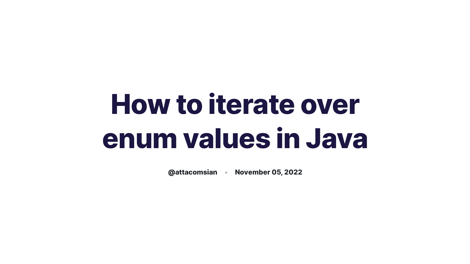 how-to-iterate-over-enum-values-in-java