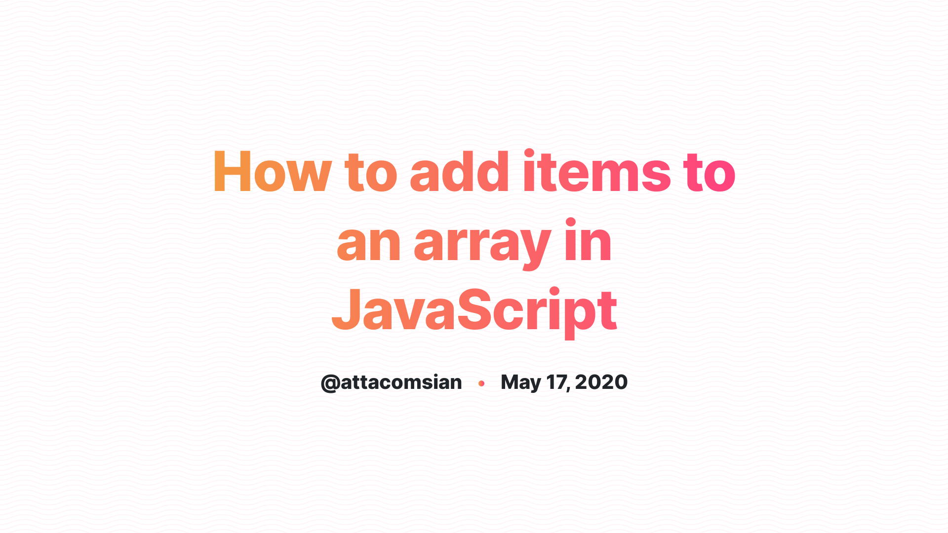 how to add array to arraylist in javascript