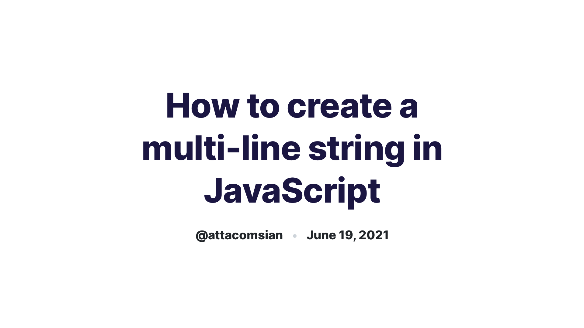 js multiple assignment one line