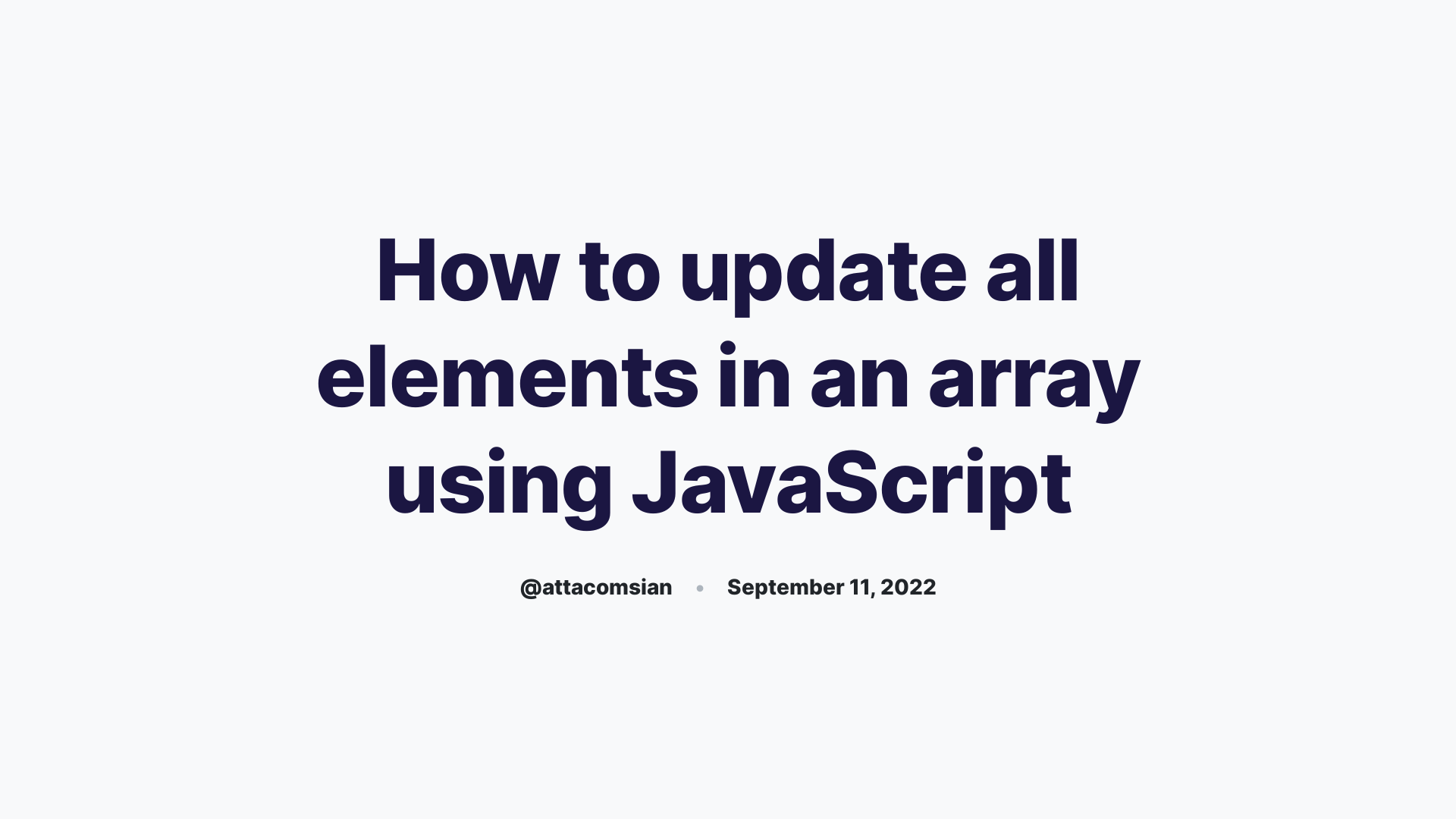 how-to-update-all-elements-in-an-array-using-javascript