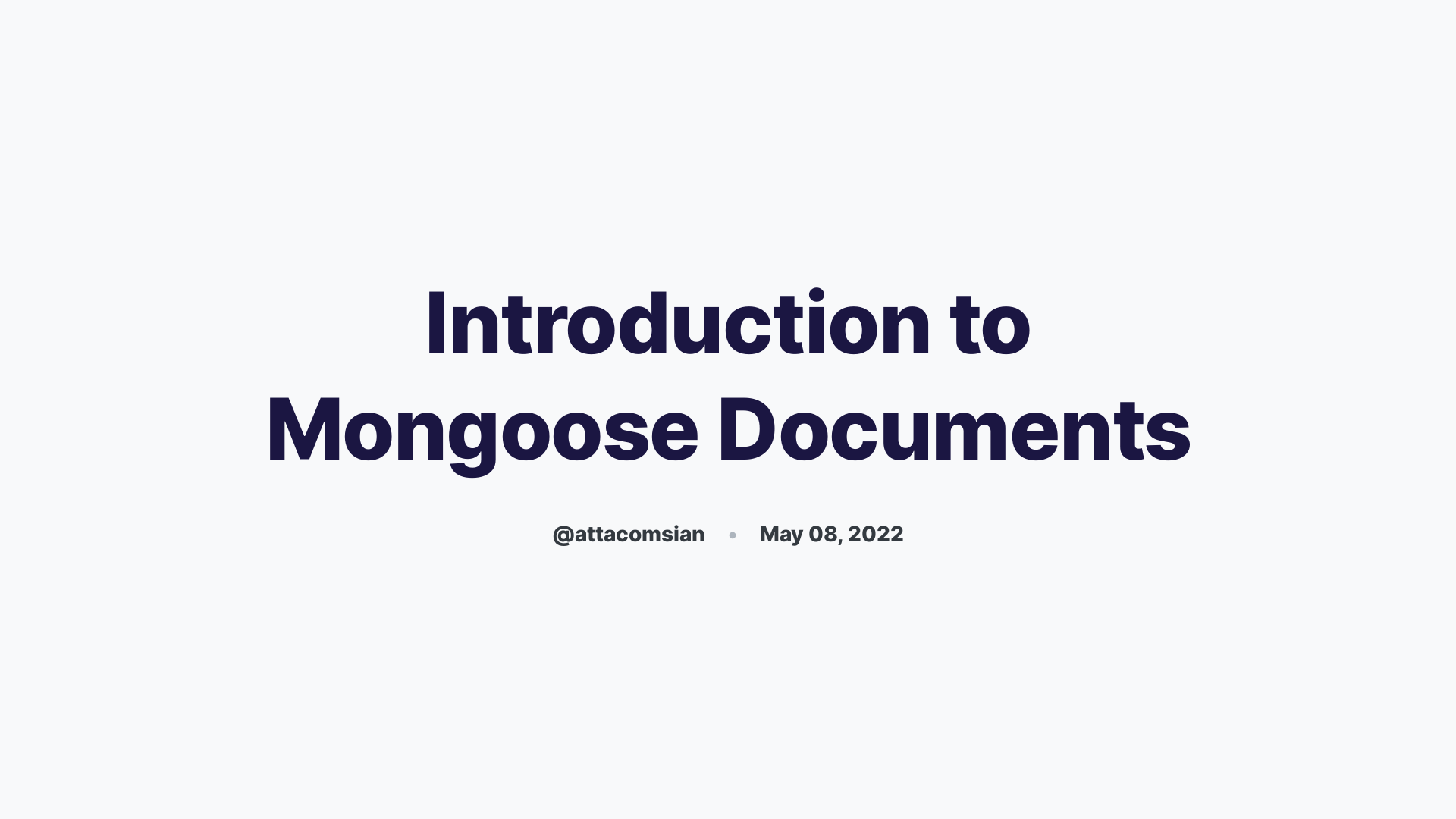 introduction-to-mongoose-documents