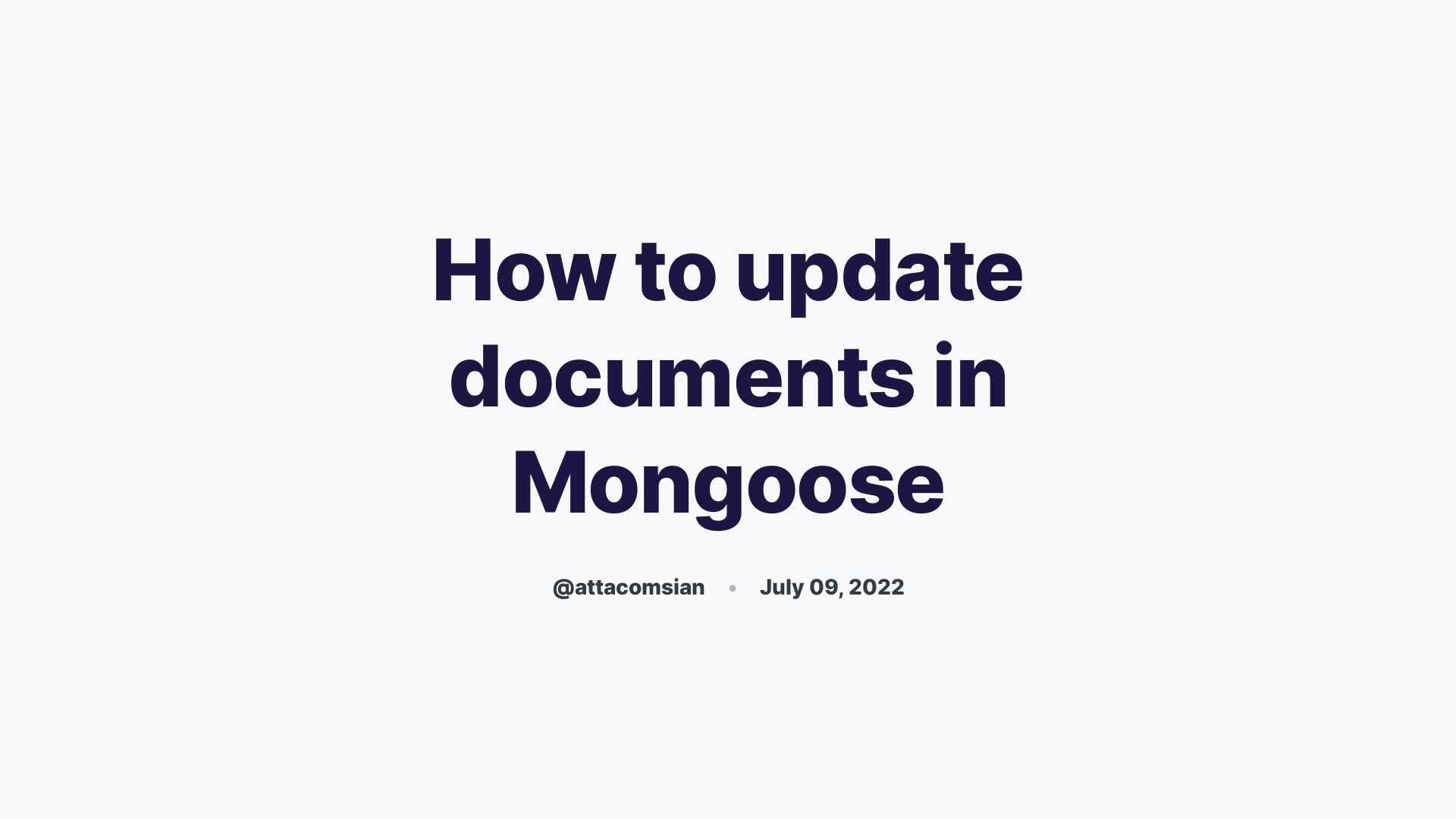 how-to-update-documents-in-mongoose