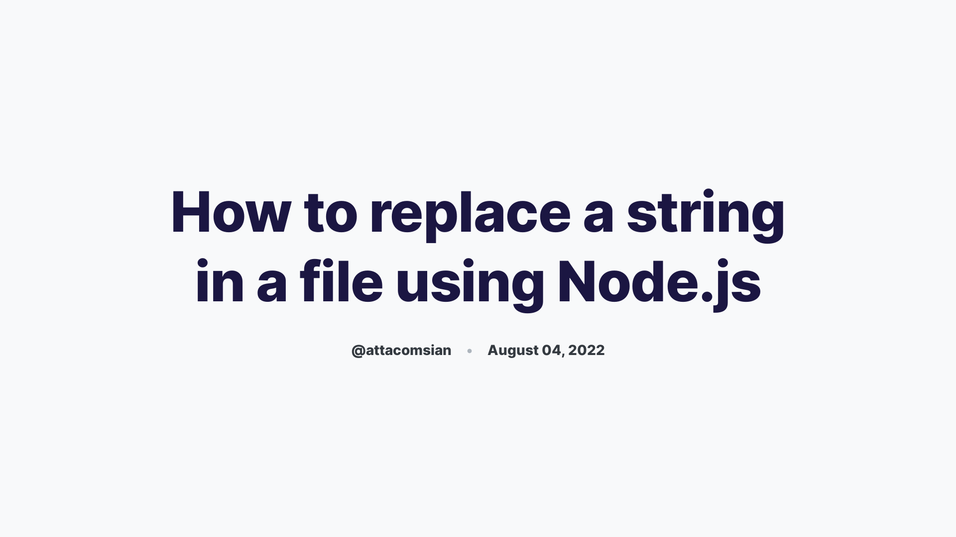 how-to-replace-a-string-in-a-file-using-node-js