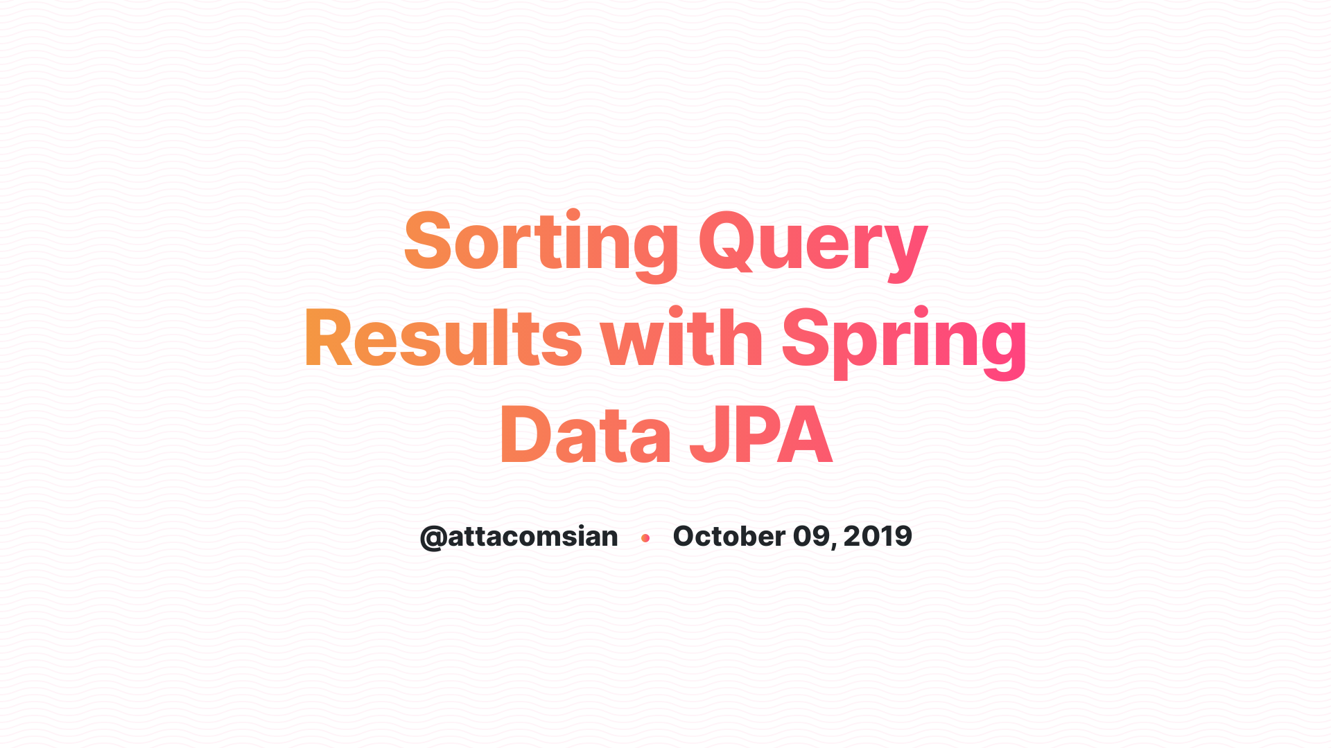 spring data find all order by