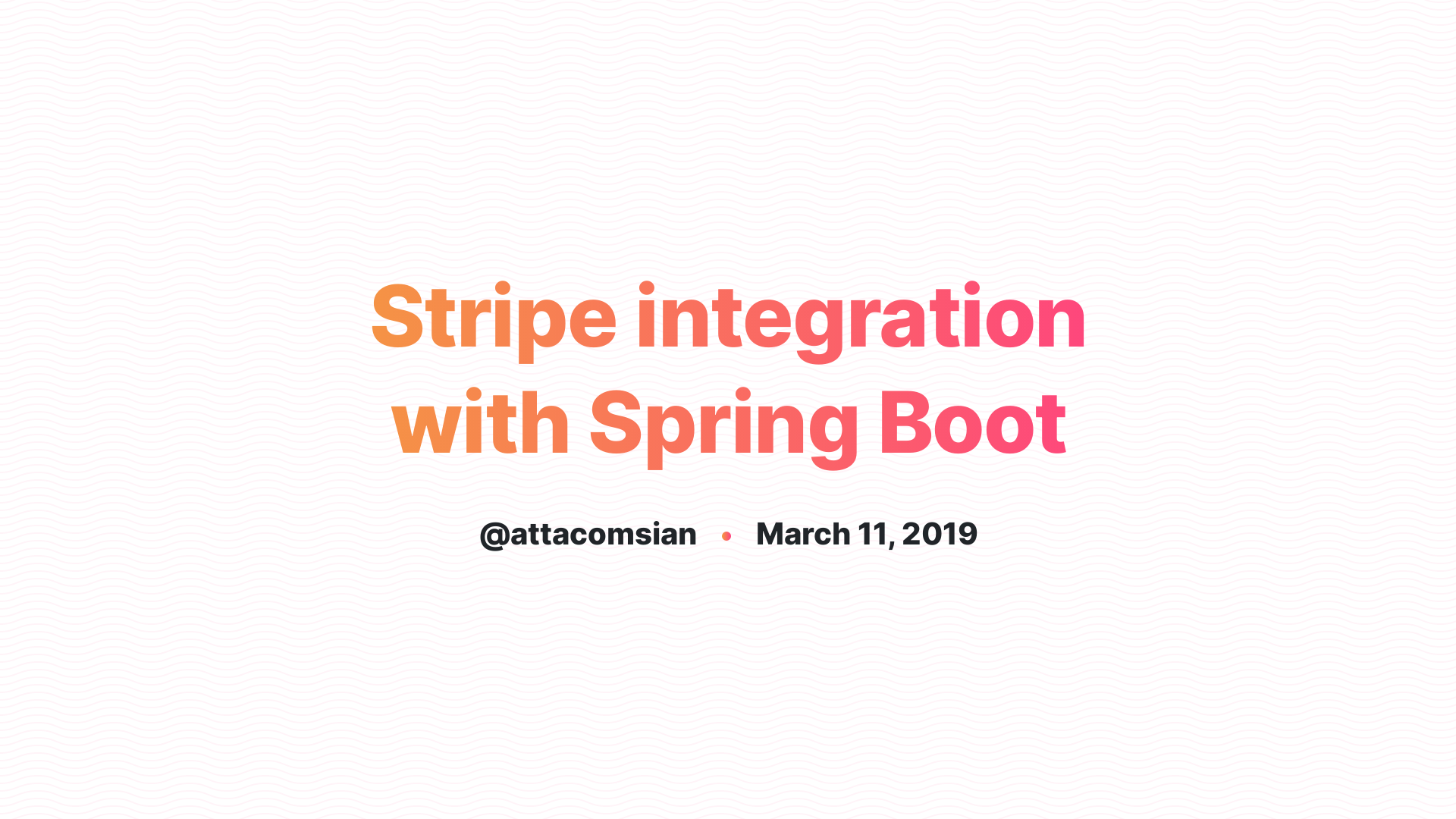 Stripe spring boot sale